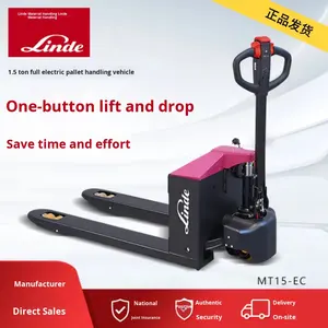 Carretilla elevadora eléctrica Linde de <span class=keywords><strong>1</strong></span>,5 toneladas, 24V, 65Ah, batería de plomo-ácido, nuevo modelo, opción de 2 toneladas, RWD, uso en interiores, <span class=keywords><strong>1</strong></span> año de garantía - Product Image 3