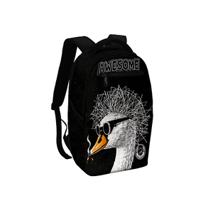 Ngỗng trắng in PVC Ba lô thời trang không thấm nước Túi du lịch nhẹ - Product Image 3