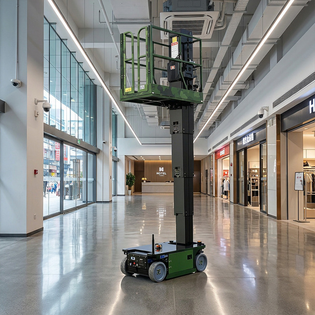 10m 200kg Aerial Work Platform CE Certified Lift for Indoor Maintenance
