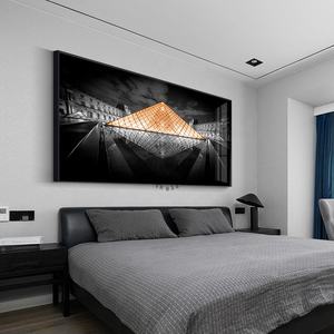 <span class=keywords><strong>Peinture</strong></span> murale abstraite en porcelaine en alliage d'aluminium diamant cristal pour <span class=keywords><strong>Louvre</strong></span> - Product Image 2