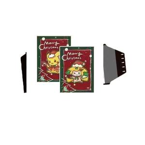 Autocollants détachables HuoHu Pokemoned Pikachu Gengar Snorlax Cartes de collection CCG Jeu de cartes de société Jouets pour enfants Cadeaux - Product Image 1