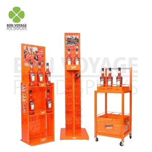 Bán lẻ sang trọng đứng kim loại giá rượu cho <span class=keywords><strong>Whisky</strong></span> bia rượu hiển thị VIP Tequila Azul chai hiển thị rượu tủ trưng bày - Product Image 1