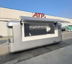 Carrito <span class=keywords><strong>de</strong></span> <span class=keywords><strong>Comida</strong></span> Móvil Versátil con Ranuras Modulares para Equipos, Personalizable para Puestos <span class=keywords><strong>de</strong></span> Hot Dogs o Kebabs - Product Image 1