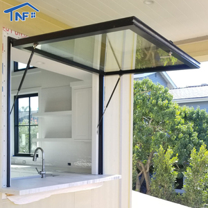 <span class=keywords><strong>Ventanas</strong></span> de Aluminio de Bajo <span class=keywords><strong>Precio</strong></span> con Rotura de Puente Térmico, Plegables, para Cocina, Bar, con Amortiguador de Gas, Tipo Toldo, para Casas - Product Image 4