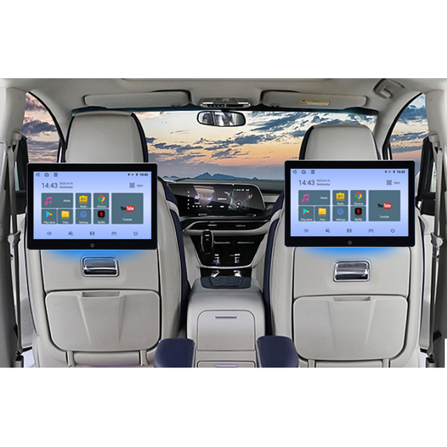 2026 Hot Sale 10.1 Inch 2+32G Car Headrest IPS Screen Android 10.0 System Rear Seat Entertainment Player WIFI Monitor Carply