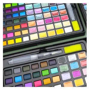 Artecho 48 Farben Art Supplier Professional Ungiftiges Aquarellkünstler-Farbset