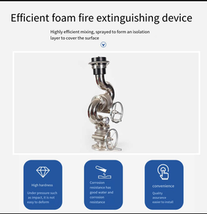 Buse de canon à incendie en acier inoxydable DN20 3/4 pouce, équipement de lutte contre l'incendie durable pour les incendies de classe A et B - Product Image 5
