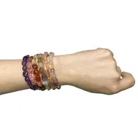 Bracelets en pierres précieuses pour femmes, bijoux en cristal de guérison, vente en gros, avec fermoir à homard et Extension