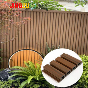 Panel de Revestimiento Exterior WPC de Bajo Precio del Fabricante, Tablero de Revestimiento Compuesto Ranurado, Resistente a los Rayos UV, Revestimiento <span class=keywords><strong>para</strong></span> Fachadas de Casas <span class=keywords><strong>para</strong></span> Decoración - Product Image 4