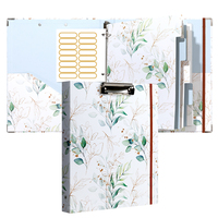 Porte-documents en cuir, papier et lin, format 35*26*4cm, avec logo personnalisé, pour bureau, école, organiseur de documents, classeur à anneaux