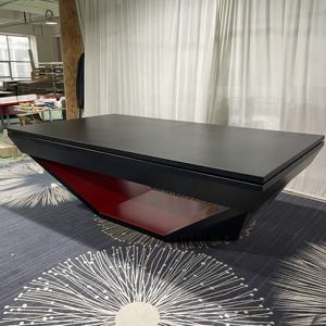 3 में 1 ठोस लकड़ी कस्टम घरेलू खेल जिउजियांग स्लेट बिलियर्ड्स पूल टेबल टेनिस और डाइनिंग टेबल टॉप के साथ - Product Image 6