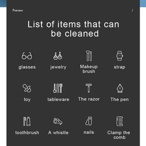 Limpiador Ultrasónico Eléctrico Multifunción de Alta Frecuencia para Uso Doméstico, Máquina de Limpieza de Joyas y Herramientas de Maquillaje - Product Image 4