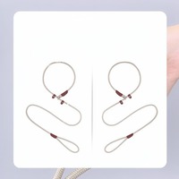 Laisse anti-éclatement et antichoc pour chien, laisse en nylon en forme de P avec sangles réfléchissantes, accessoire de promenade pour animaux de compagnie, directement de l'usine