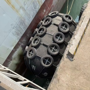 Defensas Neumáticas Flotantes Reforzadas de Caucho Sintético para Barcos y Yates, Marca ZHH, Certificadas ISO, Cilíndricas, Negras, de 0.5-4.5m - Product Image 2