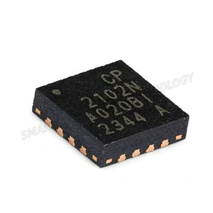 ยี่ห้อใหม่ CP2102N-A02-GQFN20R QFN-20 USB เป็น UART บริดจ์คอนโทรลเลอร์ชิป IC - Product Image 2
