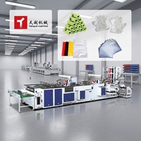 Machine automatique multifonctionnelle pour la fabrication de sacs en plastique jetables (type T-shirt, sacs de coursier, sacs plats pour fleurs) du Zhejiang, 130-230 cycles/min