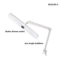 Lampe de travail LED à bras articulé avec pince pour réparation de mainframes informatiques, identification de contrefaçons