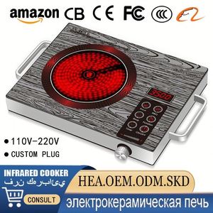 Produit phare : Plaque de cuisson à induction multifonctionnelle 2200W avec commande tactile, cuisinière infrarouge - Product Image 3