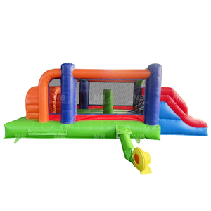 NB-SL108 Casa Inflable Personalizada de Tamaño Pequeño, Tobogán Acuático, Pista de Obstáculos Inflable SL-108, Inflable Económico para Exteriores - Product Image 3