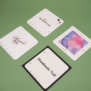 Cartes de remerciement personnalisées à bas prix pour le marketing, impression en couleur sur papier, conception en gros avec logo pour petites entreprises - Product Image 2