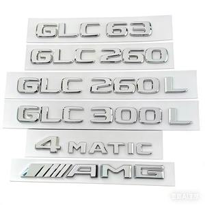 Badge arrière pour <span class=keywords><strong>Mercedes</strong></span> Benz GLC43 AMG, logo GLC63 GLC200 GLC300, badge latéral <span class=keywords><strong>noir</strong></span>, badge modifié, lettre en plastique, autocollant de voiture - Product Image 5