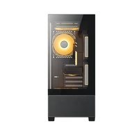 Boîtier d'ordinateur K04 sans outils, installation facile, châssis PC pour les joueurs DIY