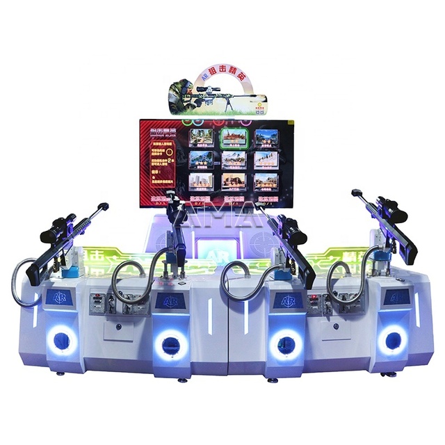 AMA AR/VR Sniper Elite Shooting Hunting Equipment Simulator 9D VR Shooting Arcade Game Machine for Arcade Game Center
