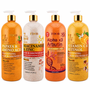 Gel <span class=keywords><strong>Doccia</strong></span> Esfoliante, Pulizia Profonda, Rimuove <span class=keywords><strong>la</strong></span> Pelle Morta, Anti-Acne, Idratante e Illuminante, Formula e Logo Personalizzabili - Product Image 1