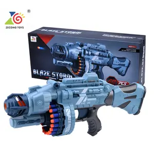 Для маленьких мальчиков пистолет мягкая игрушка из пластика B/O Мягкая Пуля Воздушный съемки игры пластмассовый ящик пистолета