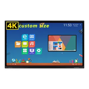 School Whiteboard 75 Inch Flat Panel Ied Electronic custom Inches Digital White Interactive Boards For Schools Smart Board