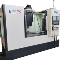 Machine de fraisage verticale CNC à 2 axes Dinuo VMC650, robuste, à vente chaude en Chine, automatique BT40