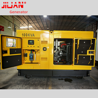 Groupe électrogène 100 kVA avec moteur Weichai WP4.1, 125 kVA, 150 kVA, 200 kVA, 60 Hz, triphasé 220/127 V, générateur d'urgence pour usine
