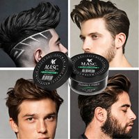 Argile coiffante pour cheveux, tenue forte professionnelle, produits de coiffage pour hommes, OEM/ODM, fini mat, soluble dans l'eau