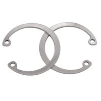 DIN472 Internal Circlip, SS304/316 Stainless Steel in Stock, Custom Brass Copper Retaining Ring for Bearing Fixing