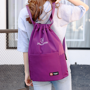 Ready-Stock New Commuting Waterproof <b>Drawstring</b> Polyester for Outdoor Sports - Product Image 6