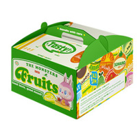 Authentieke POOPMART MONSTERS Fruit Series LABUBU PVC handgemaakte blind box pop Fruit Series LABUBU handgemaakte blind box pop