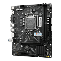 Материнская плата HUANANZHI H510T-VH M-ATX для настольных ПК, сокет LGA1200, двухканальная память DDR4, до 64 ГБ, M.2 NVMe PCIe 3.0, Gigabit LAN, в наличии