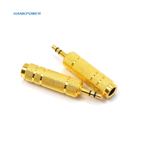 6.35mm 1/4 "mâle à 3.5mm 1/8" adaptateur audio femelle 6.35 à 3.5 Jack convertisseur de connexion stéréo pour Microphone