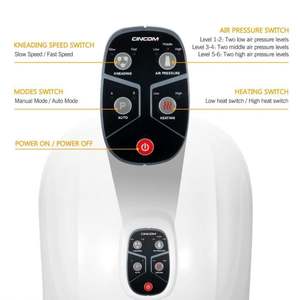 Alfombrilla de reflexología de masaje de gran oferta Cincom, modelo chino, vibrador, masajeador de Spa para pies con intensidad de 3 niveles, terapia de calefacción de 2 niveles - Product Image 6