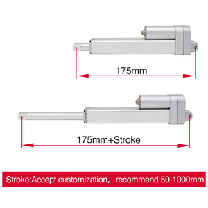 12V DC motori impermeabili attuatore lineare industriale resistente telescopico cilindro elettrico attuatore lineare - Product Image 3