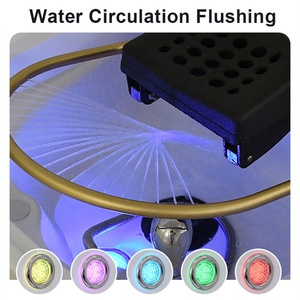 Güzellik salonu mobilyası saç yıkama baş tedavisi Spa tay hemşirelik elektrikli su sirkülasyonu şampuan yatak üniteleri berber dükkanı için - Product Image 4