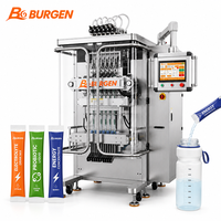 BURGEN Machine d'emballage en stick anti-fuite à changement rapide, haute précision, chauffage constant, 4 à 12 voies, pour boissons fonctionnelles DTC