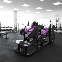 Machine à fessiers professionnelle haut de gamme avec rangement pour poids, équipement de fitness robuste