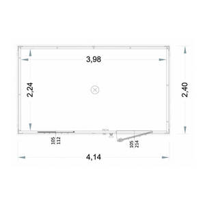 Espacio abierto 4 metros de altura 240 Cajas de oficina prefabricadas Edificios de oficinas duraderos y eficientes - Product Image 2