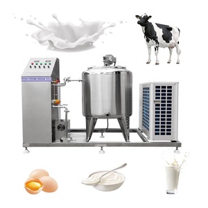 Pasteurizador de jugo de fruta 1000L Tanque de mezcla Pasteurizador de leche y máquina de enfriamiento - Product Image 4