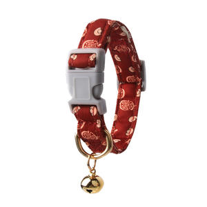 Blumendruck Polyester Umweltfreundliches Haustier-Halsband - Verstellbares Anti-Verlust-Halsband für Kleine Hunde Koreanischer/Japanischer Stil Versandbereit - Product Image 5
