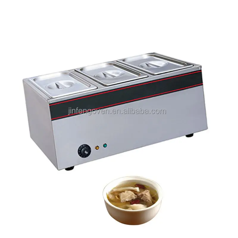 อุปกรณ์ครัวอัจฉริยะควบคุมอุณหภูมิอุ่นอาหารบุฟเฟ่ต์ไฟฟ้า Bain Marie/อุปกรณ์ร้านอาหาร