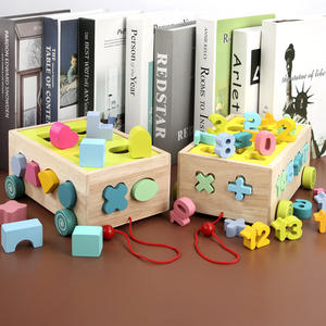 Enfants jouets voiture enfants intelligents jouets en bois éducatifs match remorque éducation jouet chariot - Product Image 5