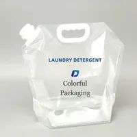 Emballage coloré 1kg prix usine pochette à bec savon liquide poudre à laver détergent sacs d'emballage