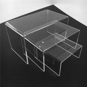 Étagère de présentation de bureau en acrylique transparent moderne personnalisée en forme de U, facile à assembler, épaisseur 5 mm - Product Image 2